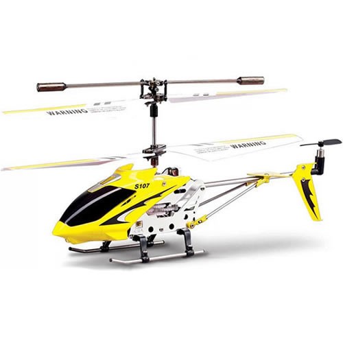 yellow toy helicopter