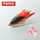 Syma S032G 01 Head cover Red + Tail decorate blades Red
